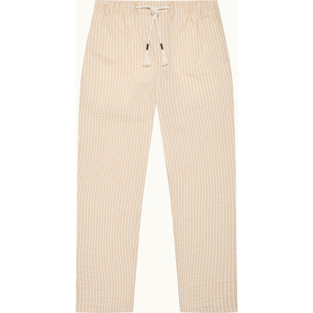 Orlebar Brown Orlebar Brown Sonoran Seersucker Relaxed Fit Seersucker Stripe Trousers