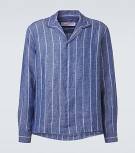 Orlebar Brown Orlebar Brown Sylvan striped linen shirt
