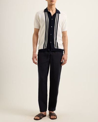 Orlebar Brown Orlebar Brown Tiernan Piqué Classic-Fit Knitted Shirt