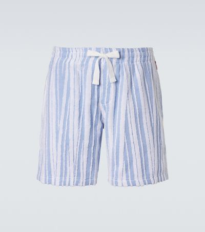 Orlebar Brown Orlebar Brown Trevon striped cotton toweling shorts