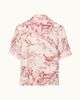 Orlebar Brown Orlebar Brown Vincent Linen Relaxed Printed Linen Overhead Shirt - 3