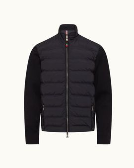 Orlebar Brown Orlebar Brown Wallace Down Quilted Knitted Sleeve Merino Jacket