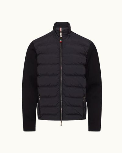 Orlebar Brown Orlebar Brown Wallace Down Quilted Knitted Sleeve Merino Jacket