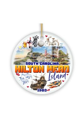 OrnamentallyYou OrnamentallyYou Hilton Head Island Lighthouse Ornament - Version 1