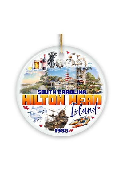 OrnamentallyYou OrnamentallyYou Hilton Head Island Lighthouse Ornament - Version 1