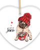 OrnamentallyYou OrnamentallyYou Let It Snow Pug - 1
