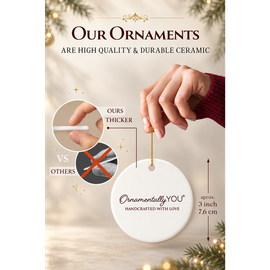 OrnamentallyYou OrnamentallyYou Philadelphia Landmarks Watercolor Round Ornament