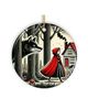 OrnamentallyYou OrnamentallyYou Red Riding Hood Haunted Woods Ornament - Version 3 - 1