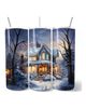 OrnamentallyYou OrnamentallyYou Snowy Cottage Glow Christmas Tumbler - 1