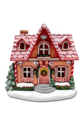 OrnamentallyYou OrnamentallyYou Sparkling Pink Winter Magic Lighted Gingerbread House