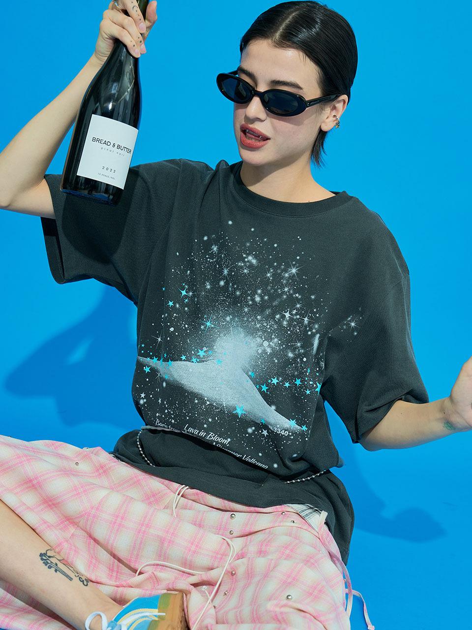 orogee ETNA GLOW T-SHIRT [CHARCOAL]