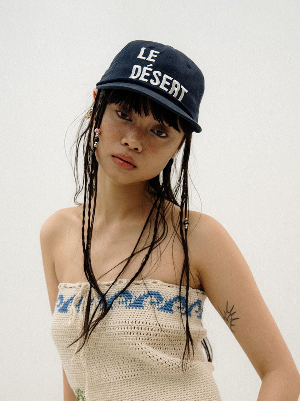 orogee LE DESERT BALL CAP [NAVY]