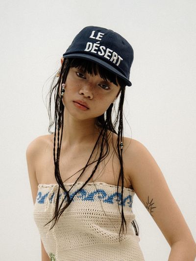 orogee LE DESERT BALL CAP [NAVY]