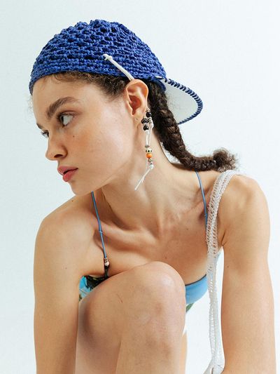 orogee Tanning Knit Cap [Blue]