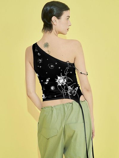 orogee THISTLE CANVAS SKIN TOP [BLACK]