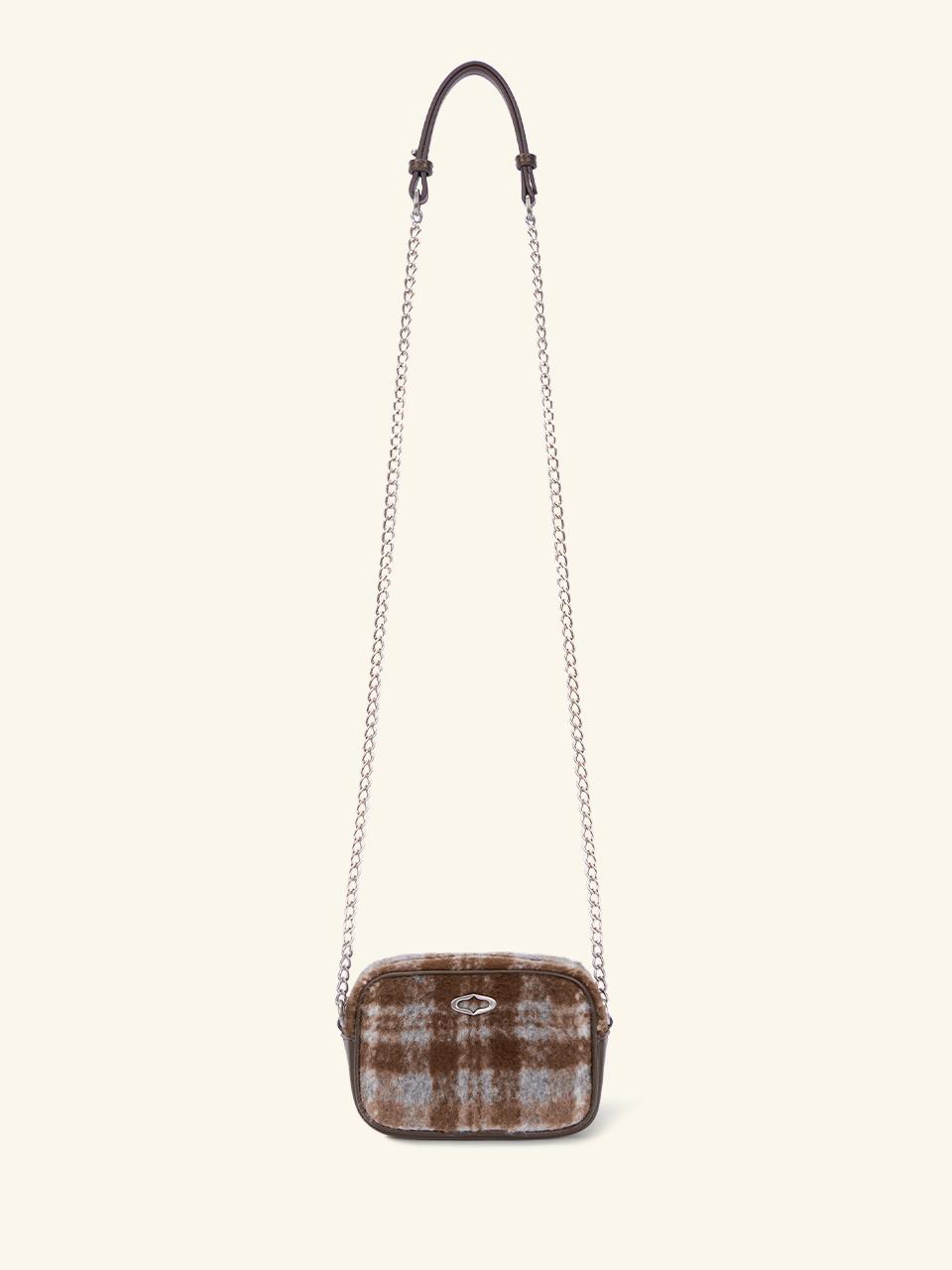 ORYANY Dacquoise Mini Crossbody _BROWN