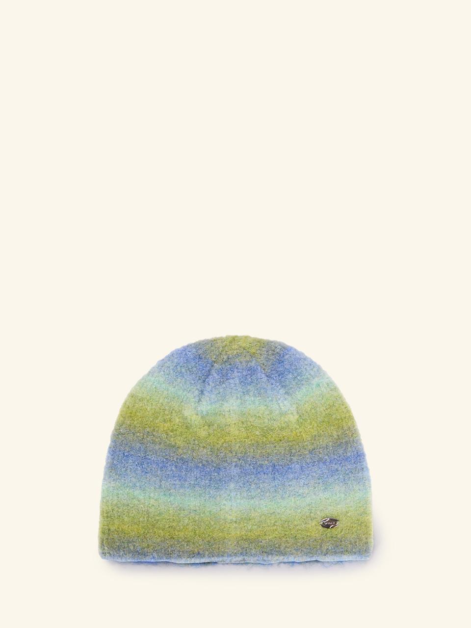 ORYANY Ethnic Boucle Winter Beanie (OBFXHA01) [BLUE GREEN]
