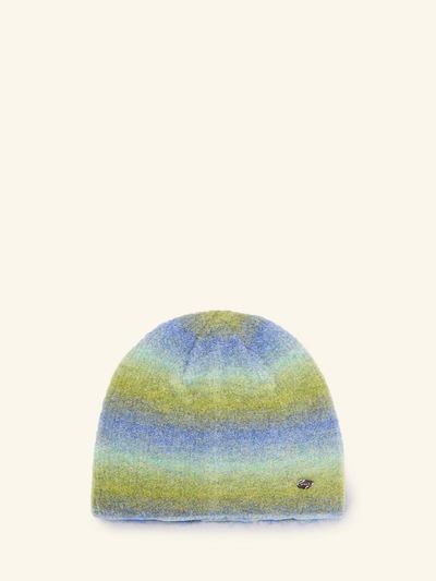 ORYANY Ethnic Boucle Winter Beanie (OBFXHA01) [BLUE GREEN]