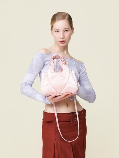 ORYANY Half Moroccan Padded Crossbody OBSBCB35_DUSTY PINK