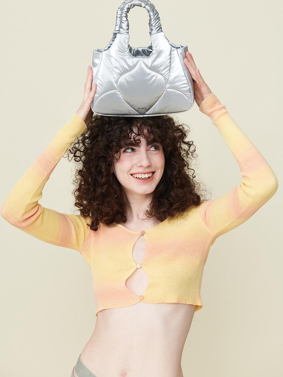 ORYANY Half Moroccan Padded Crossbody OBSBCB35_SILVER