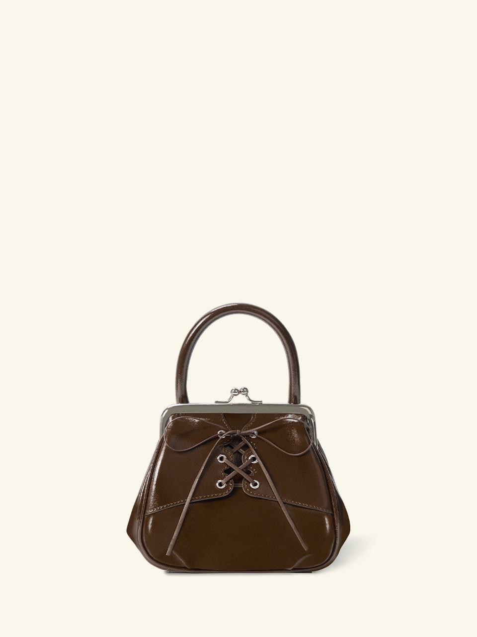 ORYANY Lace-Up Mini Tote OBFBTT29_CAMEL BROWN