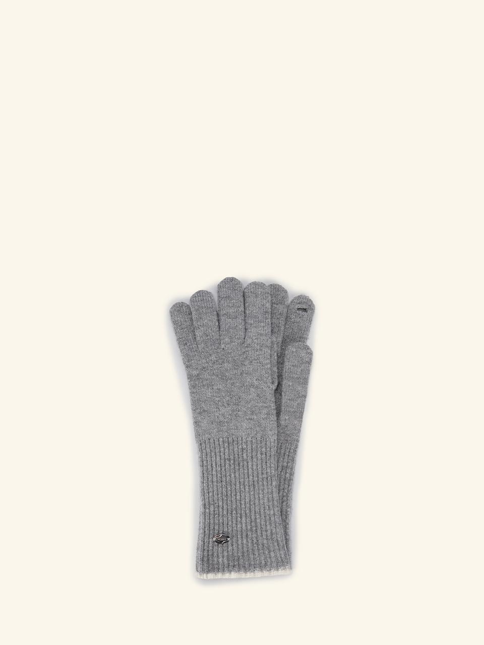 ORYANY Two-tone Wool Cashmere Melange Gloves [MELANGE GREY]