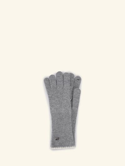 ORYANY Two-tone Wool Cashmere Melange Gloves [MELANGE GREY]