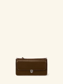 ORYANY Vintage Lock Phone Wallet OBFPPW10_CAMEL BROWN