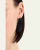 Oscar de la Renta Beaded Cluster Drop Earrings - 2