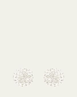 Oscar de la Renta Beaded Cluster Stud Earrings