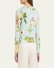 Oscar de la Renta Dominican Floral-Print Crewneck Cardigan - 3