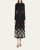Oscar de la Renta Fern Embroidered Midi Party Skirt - 5