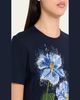Oscar de la Renta Floral Beaded Short-Sleeve A-Line Gown - 5