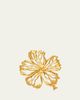Oscar de la Renta Openwork Hibiscus Brooch - 1