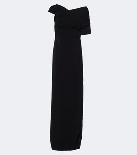 Oscar de la Renta Oscar de la Renta Assymetric crÃªpe gown