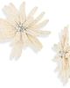 Oscar de la Renta Oscar de la Renta Beaded Chrysanthemum Earrings - 1