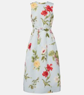 sachin and babi light blue dress Oscar de la Renta Crystal Grid Embroidered Cocktail Dress - game version