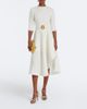 Oscar de la Renta Oscar de la Renta Belted fringed bouclÃ© midi dress - 2