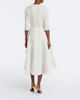Oscar de la Renta Oscar de la Renta Belted fringed bouclÃ© midi dress - 6