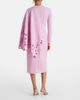 Oscar de la Renta Oscar de la Renta Cape-detail wool-blend midi dress - 3