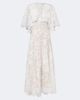 Oscar de la Renta Oscar de la Renta Caped floral guipure lace gown - 1