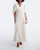 Oscar de la Renta Oscar de la Renta Caped floral guipure lace gown - 2