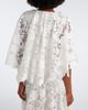 Oscar de la Renta Oscar de la Renta Caped floral guipure lace gown - 4