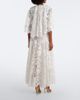 Oscar de la Renta Oscar de la Renta Caped floral guipure lace gown - 6
