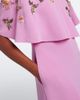 Oscar de la Renta Oscar de la Renta Caped floral silk-blend georgette gown - 5