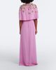Oscar de la Renta Oscar de la Renta Caped floral silk-blend georgette gown - 6