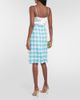 Oscar de la Renta Oscar de la Renta Checked wool midi skirt - 3