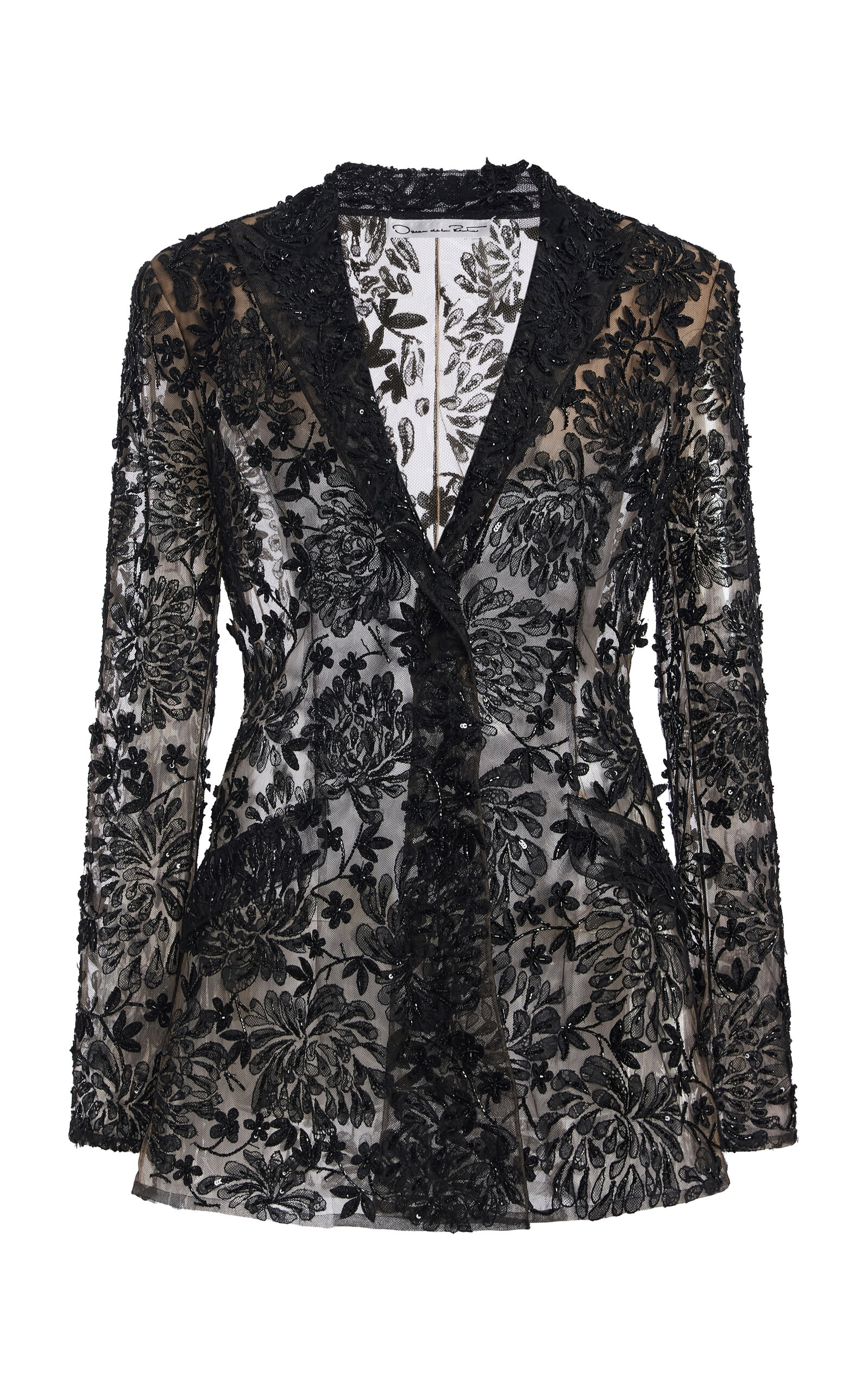 Oscar de la Renta Oscar de la Renta Chrysanthemum Lace Jacket