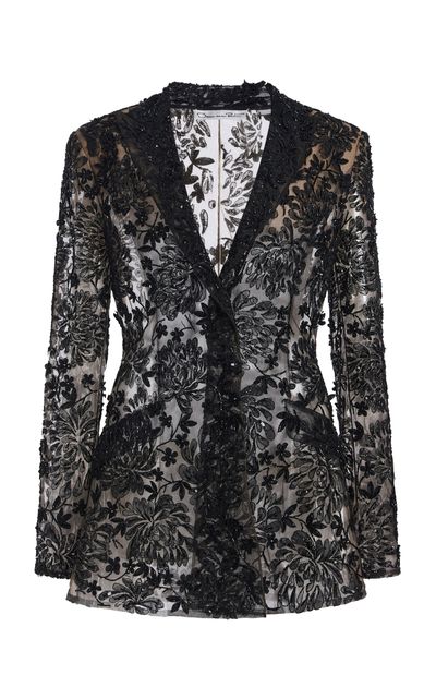 Oscar de la Renta Oscar de la Renta Chrysanthemum Lace Jacket