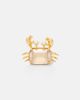 Oscar de la Renta Oscar de la Renta Crab embellished ring - 1
